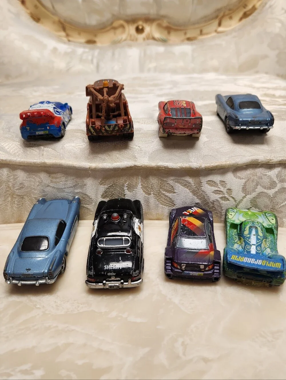 Disney Pixar Cars Diecast Lot Of 8 Toy Cars